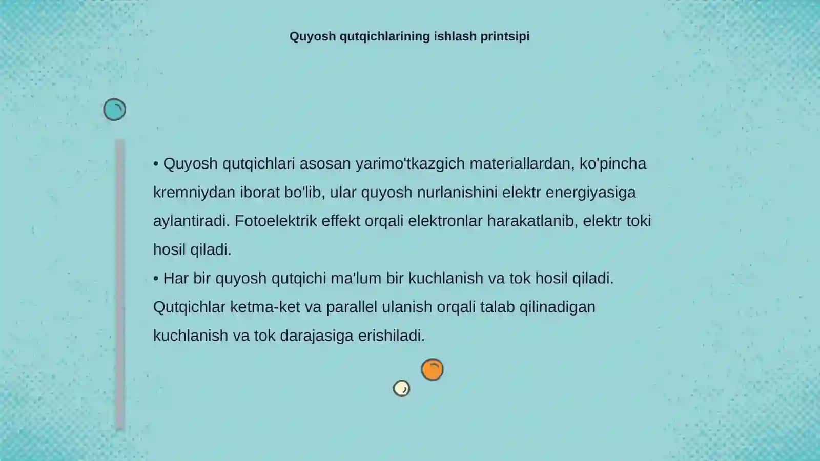 Quyosh qutqichlarini ish rejimini oʻrganish 4