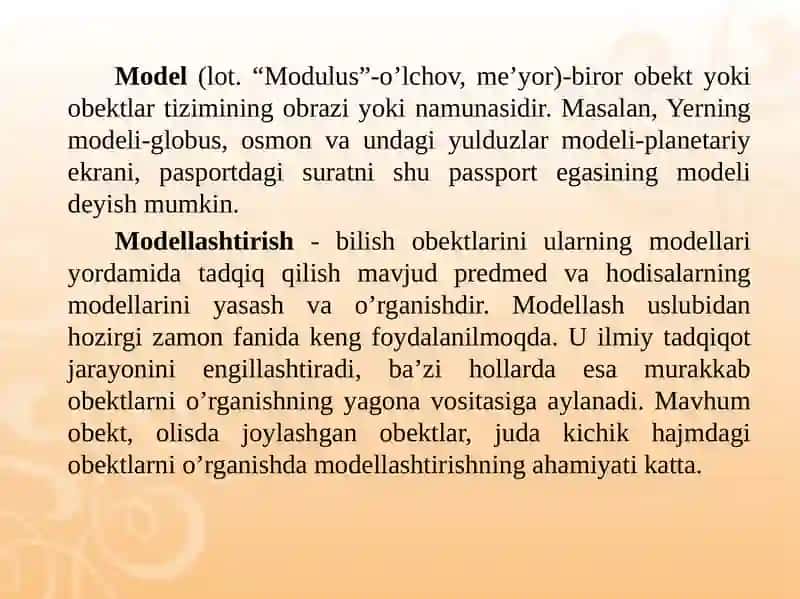 MATEMATIK MODELLASHTIRISH, SONLI TAHLIL USULLARINI TIZIMLARDAAMALGA OSHIRISH. HISOBLI EKSPERIMENT 4