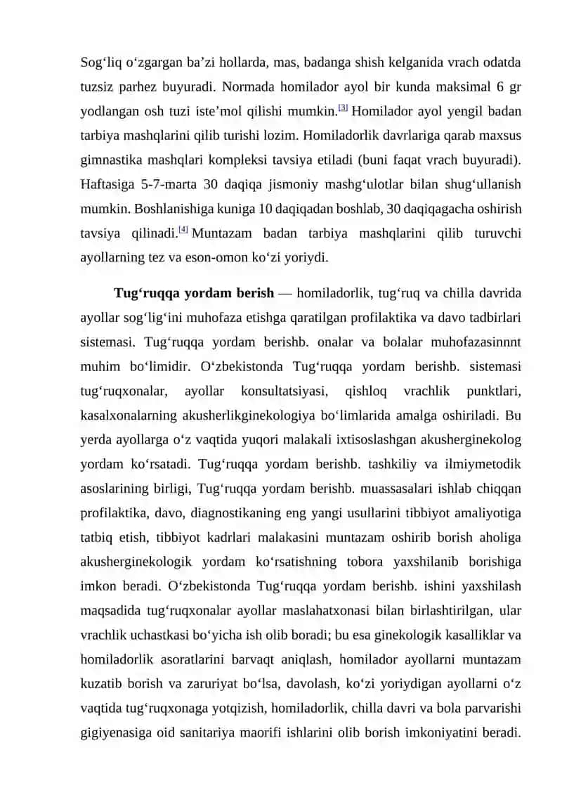 Homilador ayollarni parvarish qilish 4