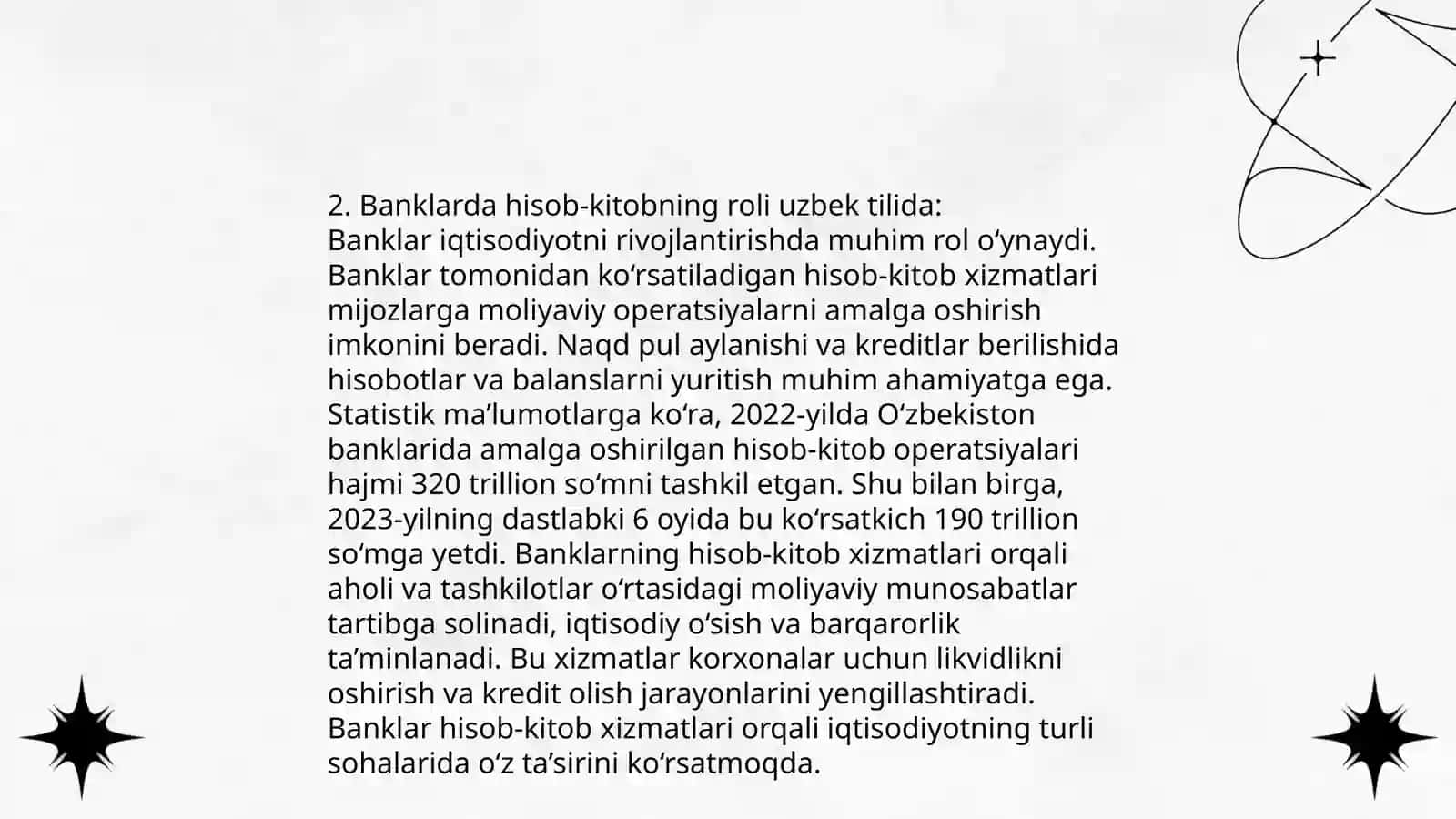 Banklarda buxgalteriya hisobini yuritish va buxgalteriya qonunlari 4