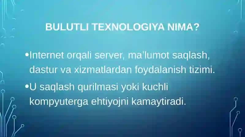Bulutli texnologiyalardan foydalanishning afzalliklari va xavfsizlik masalalari 4