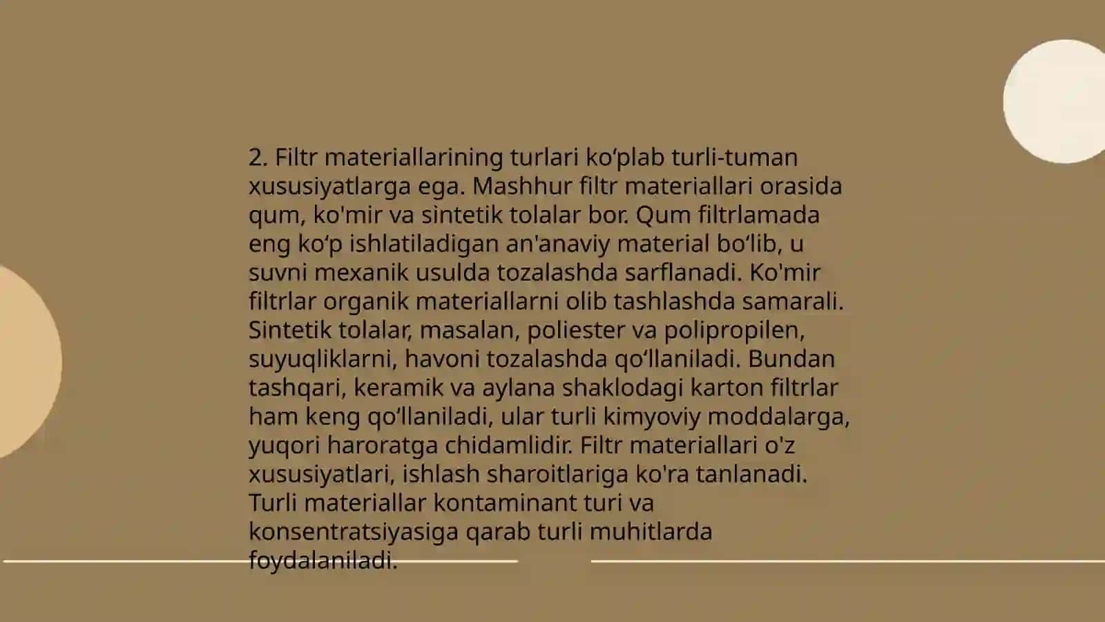 Zamonaviy Filtrlar 4