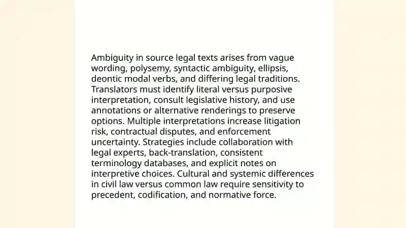 Discussion of Issues in Translating Legal Documents and Texts 4