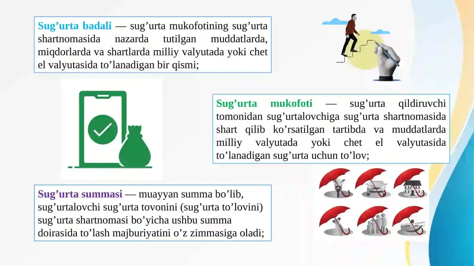 Sug‘urta va moliya xizmatlarini ko‘rsatuvchi sub’ektlar faoliyati hisobi 4