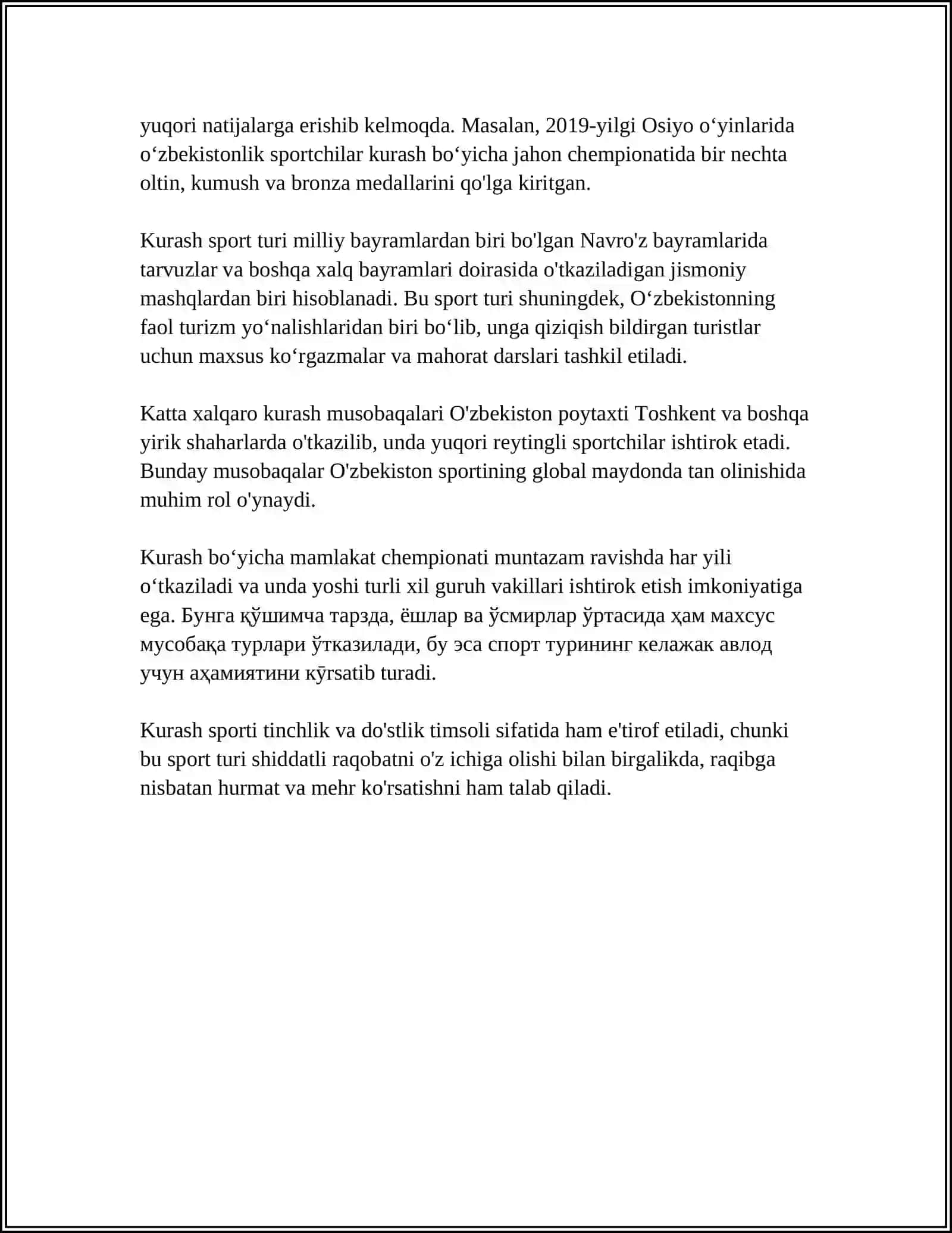 OZBEK MILLIY SPORT TURLARI 4
