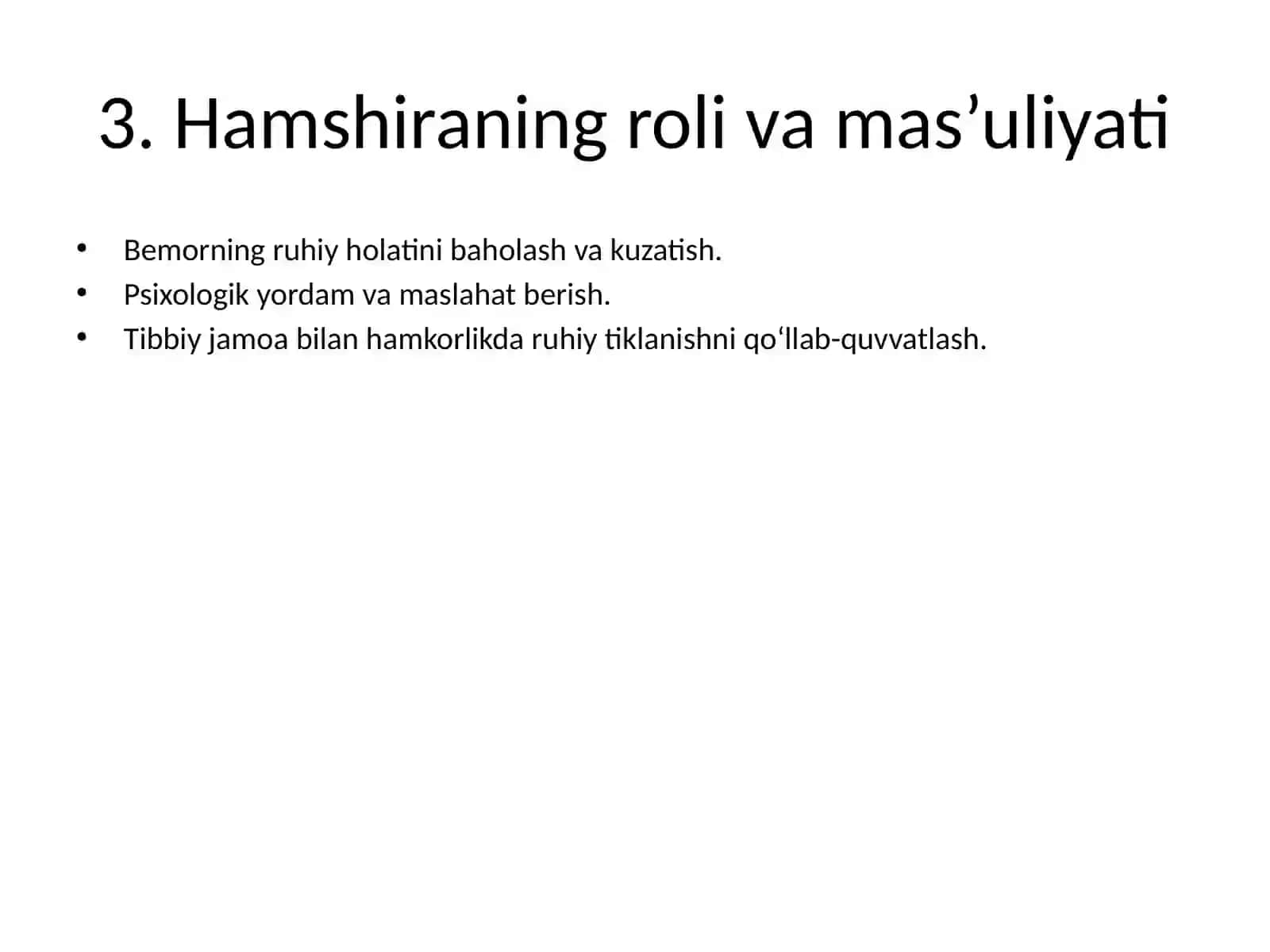 Ruhiy salomatlikni himoya qilishda hamshiraning o‘rni 4