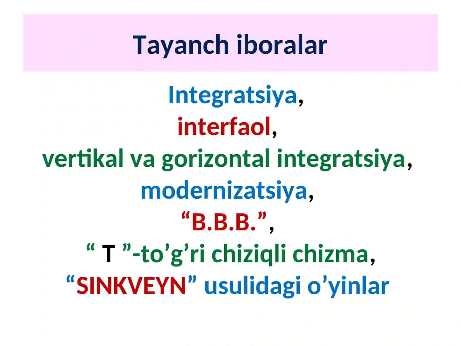 Tarix ta’limiga integratsion yondashishning pedagogik shart-sharoitlari 4