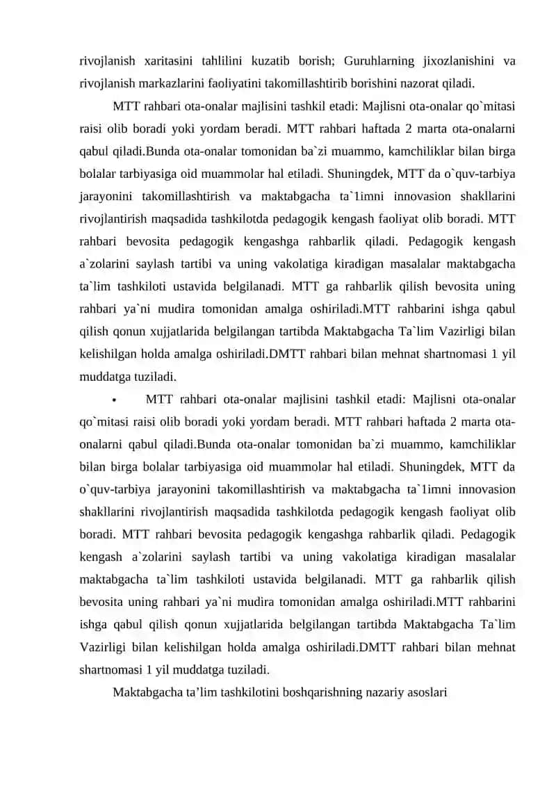 Mudira Maktabgacha Ta'lim Tashkiloti Rahbari 4