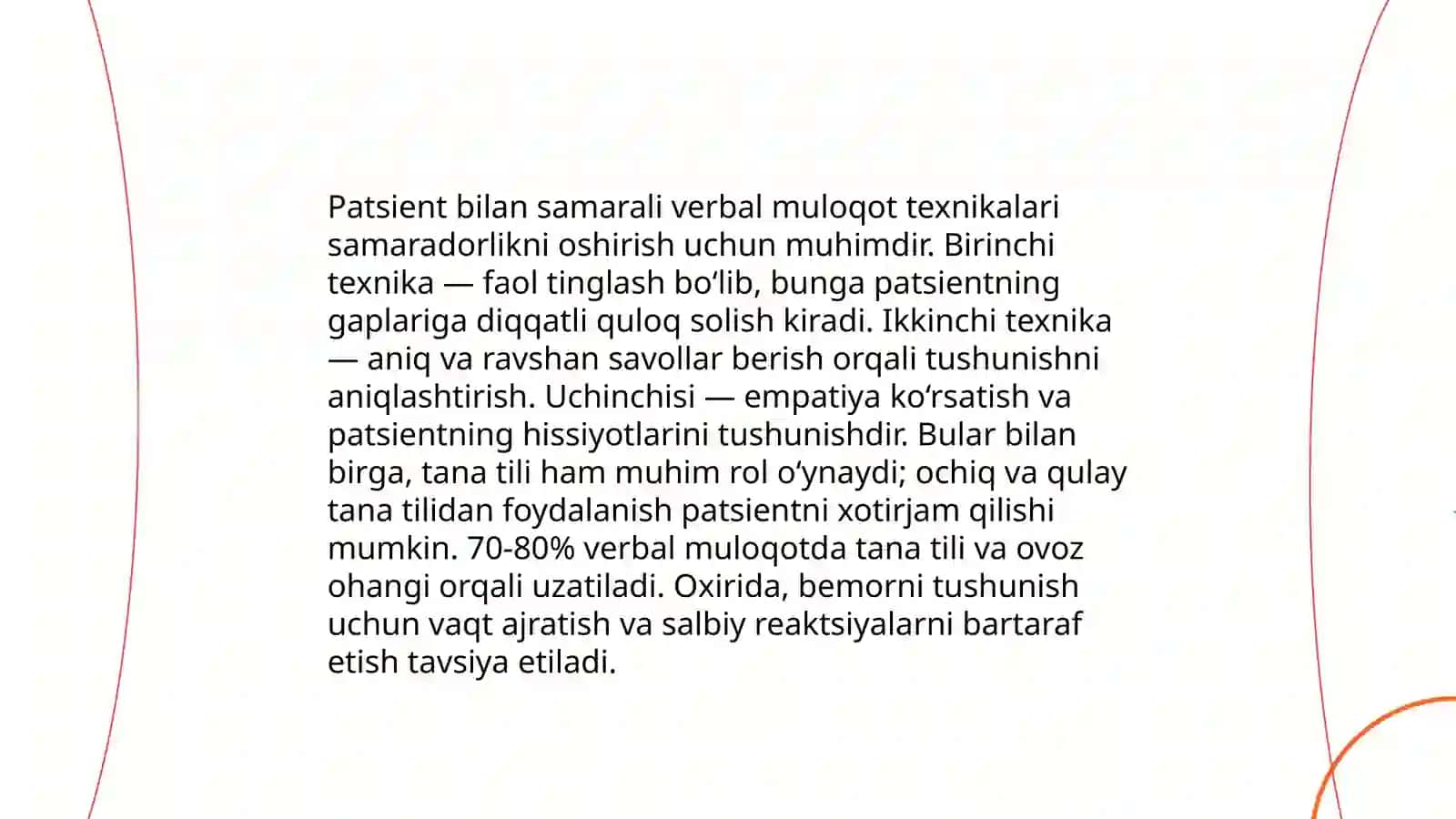 Noverbal muloqot koʼnikmalari 4