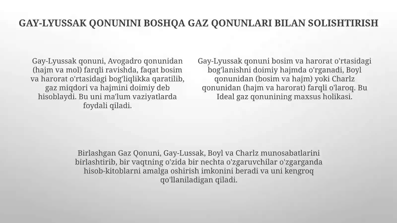 Gay-Lussac qonuni 4