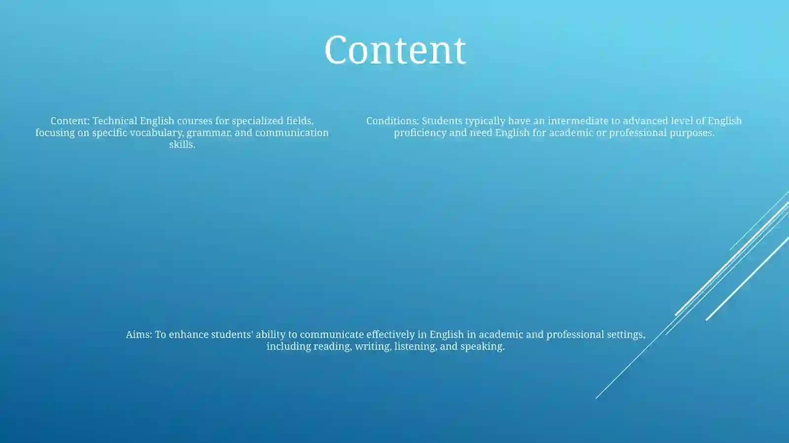 Conditions, Aims, Content And Means Of Elt At Higher Education Establishments, Lyceum And Colleges 4