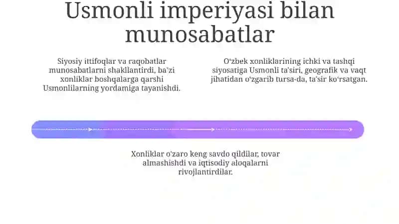 O'rta Osiyo Xonliklarining tashqi iqtisodiy va siyosiy diplomatik aloqalar 4