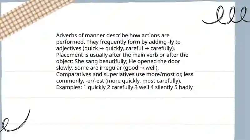 Adverbs 4