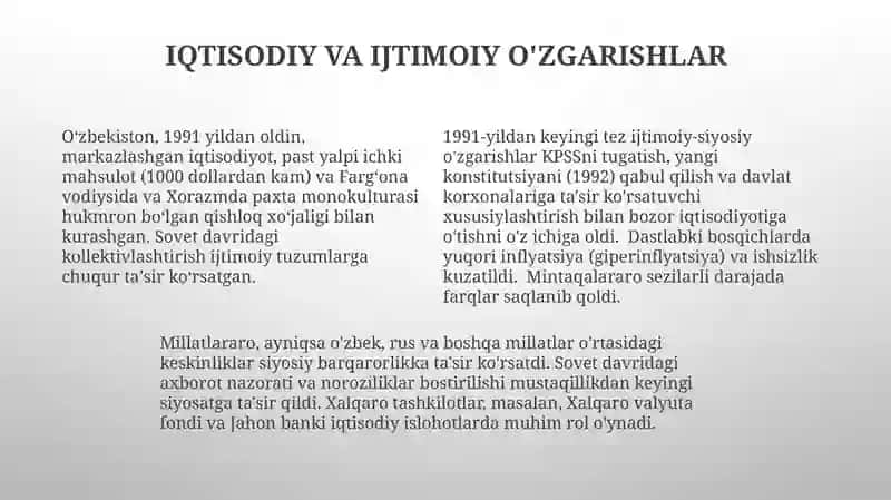 O'zbekistondagi ijtimoiy siyosiy jarayonlar 4