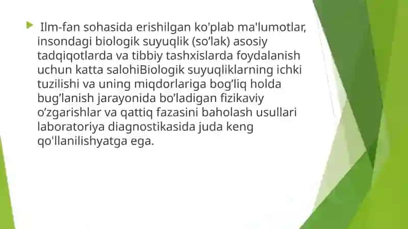 BIOLOGIK SUYUQLIKLARNI TOZALASHDA DIALIZ USULI 4