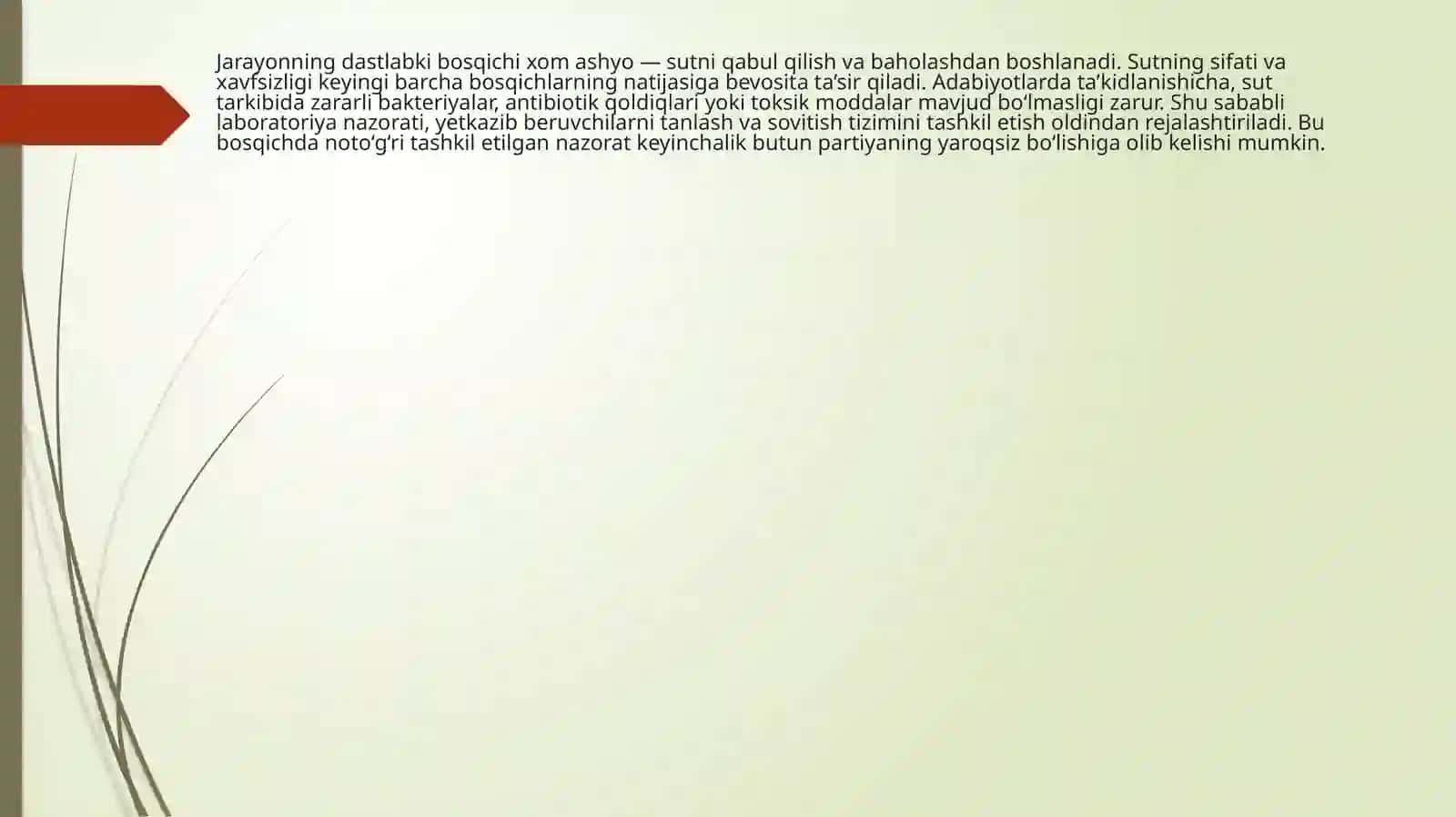 Konservalangan sut mahsulotlari ishlab chiqarish 4