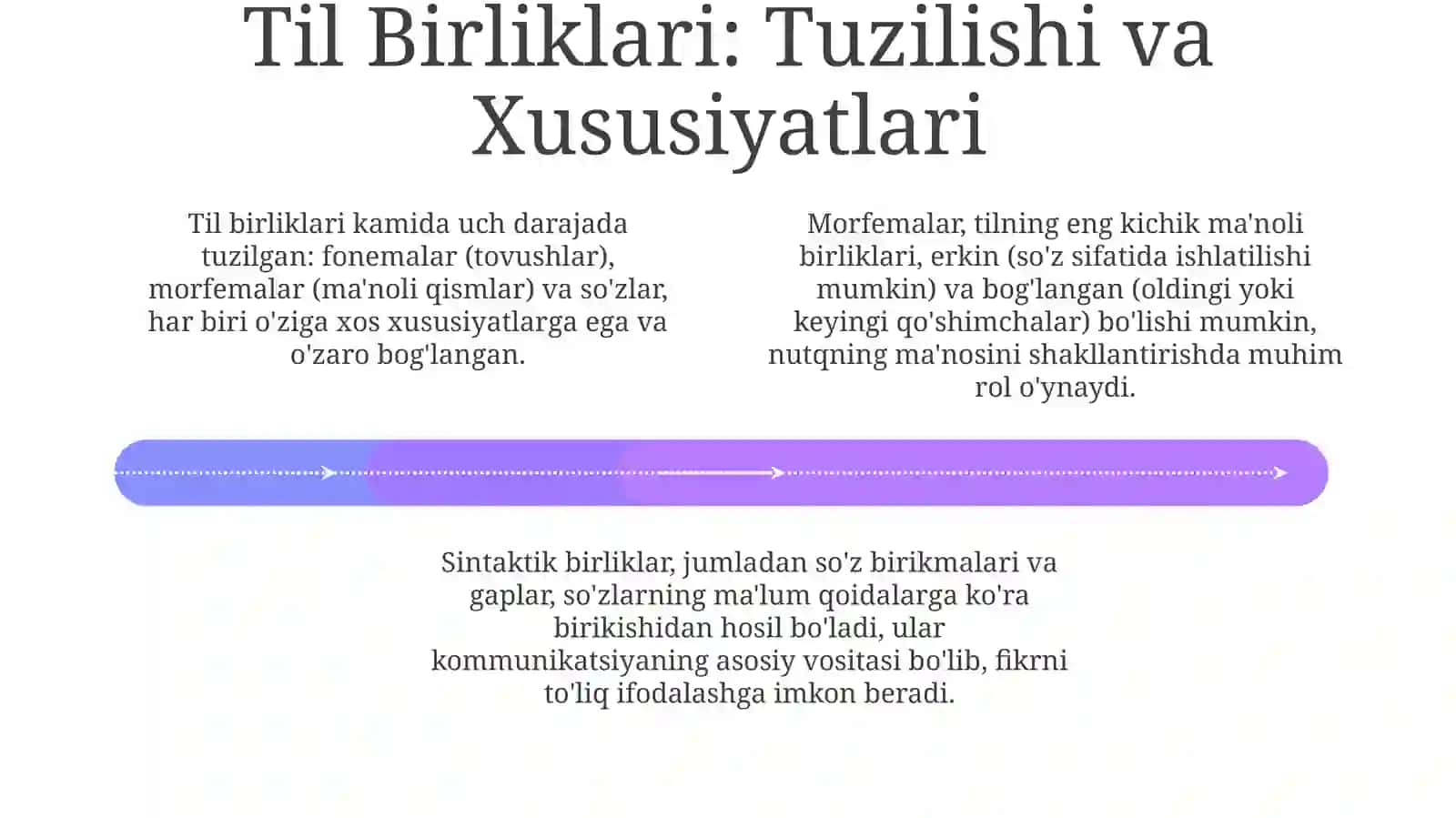 Til, Lison va Nutq 4