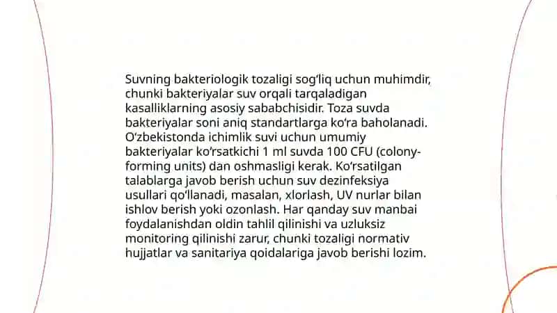 Sanitar-gigiyenik talablar 4