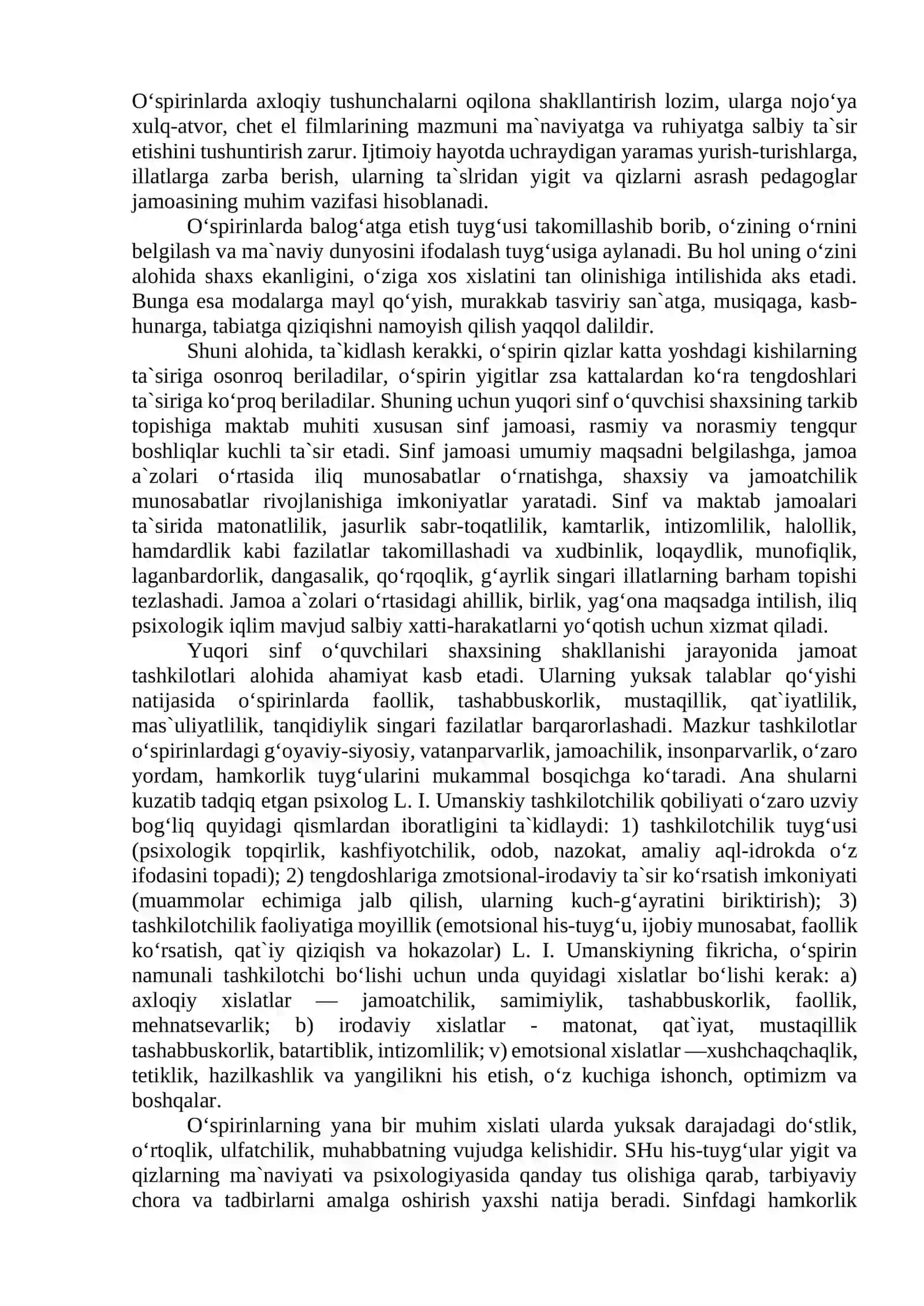Ilk o‘spirinlik va yoshlik davrida psixik rivojlanish xususiyatlari 4
