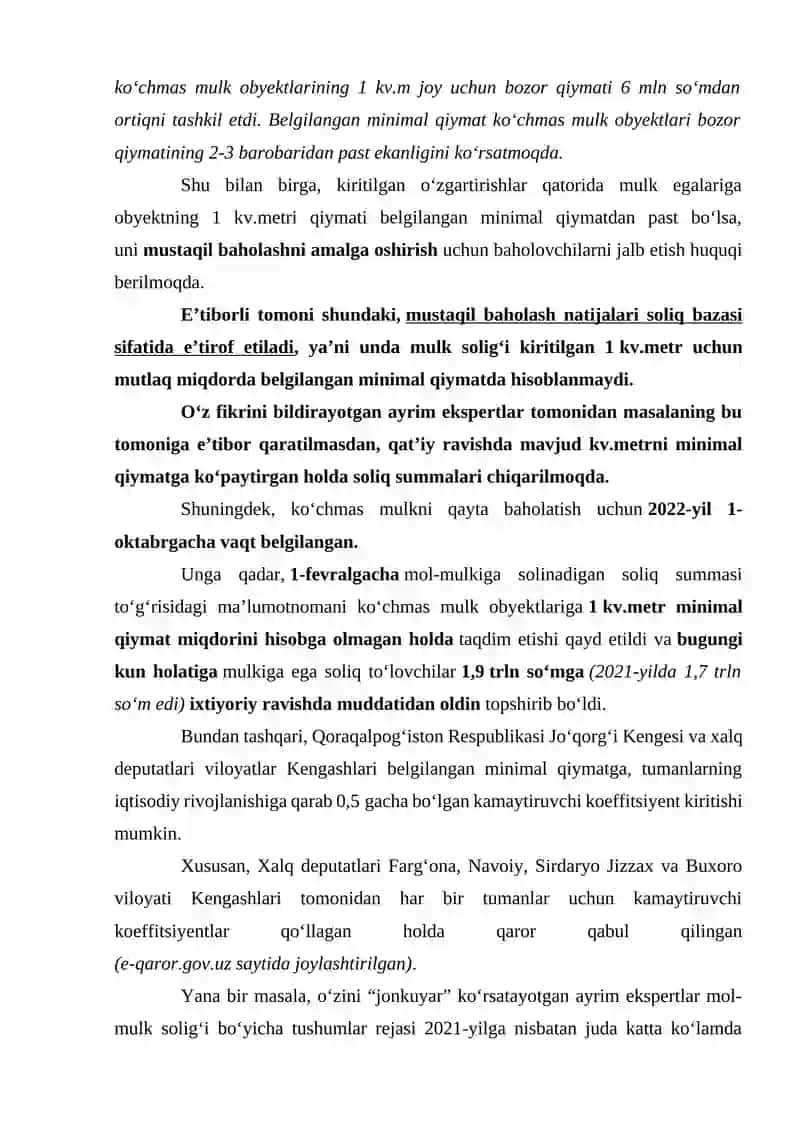 Yuridik shaxslar mol-mulkiga soliq bo'yicha imtiyozlar 4