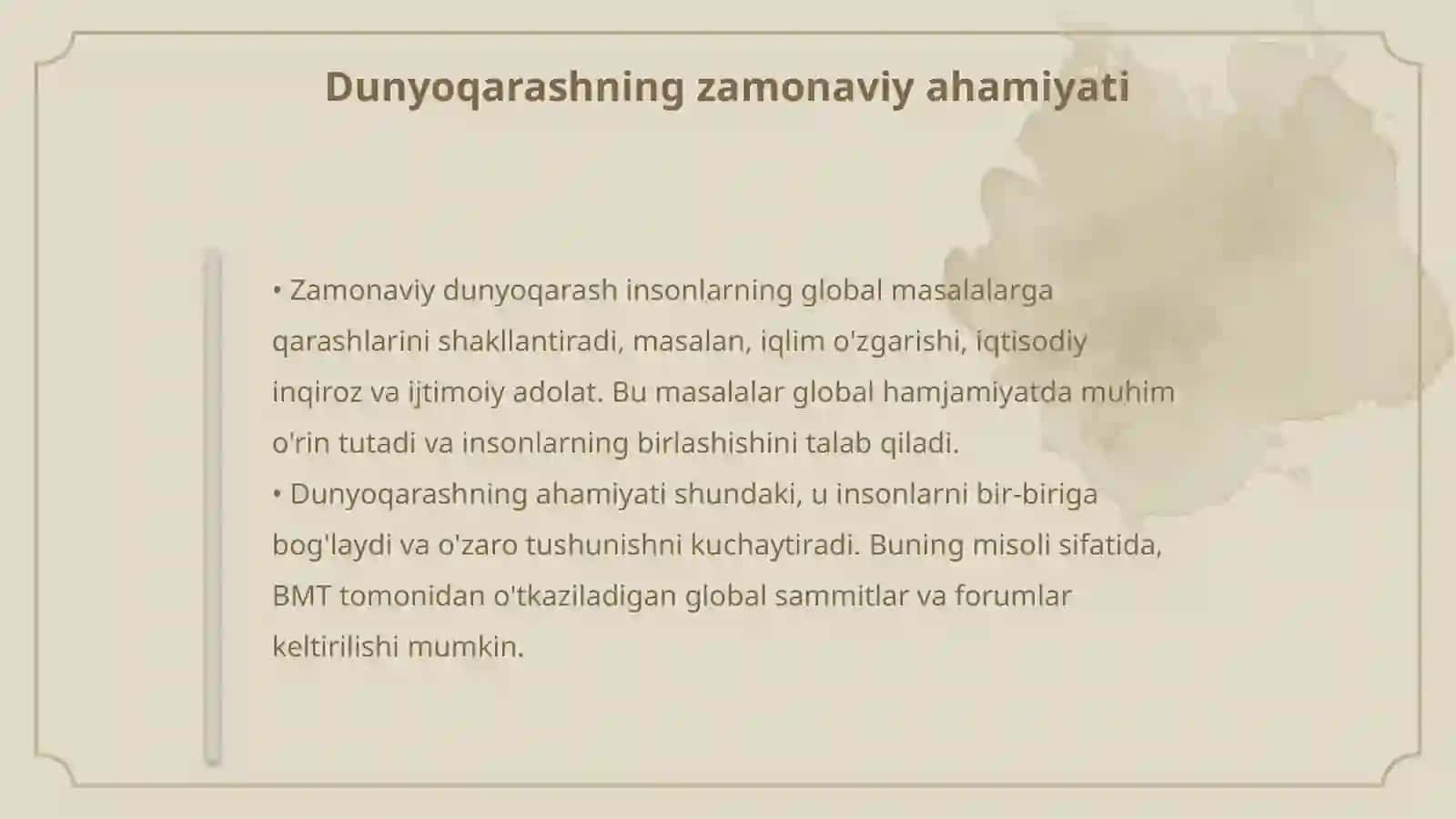 Dunyoqarash va uning asosiy shakllari 4