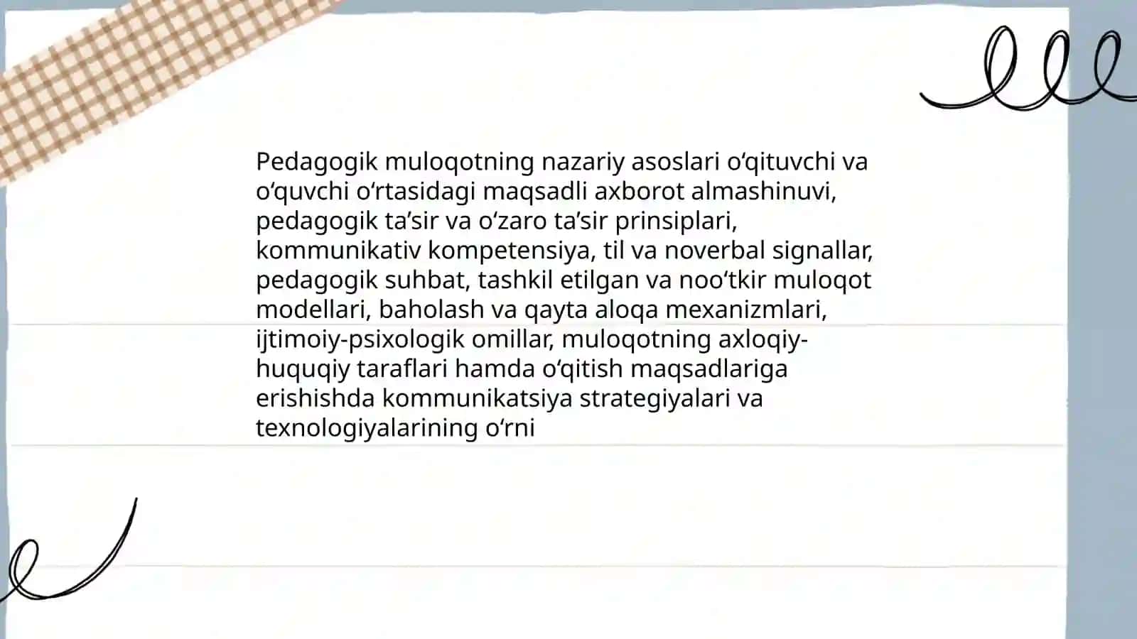 Pedagogik muloqot tizimi va uni tashkil etish texnologiyasi 4