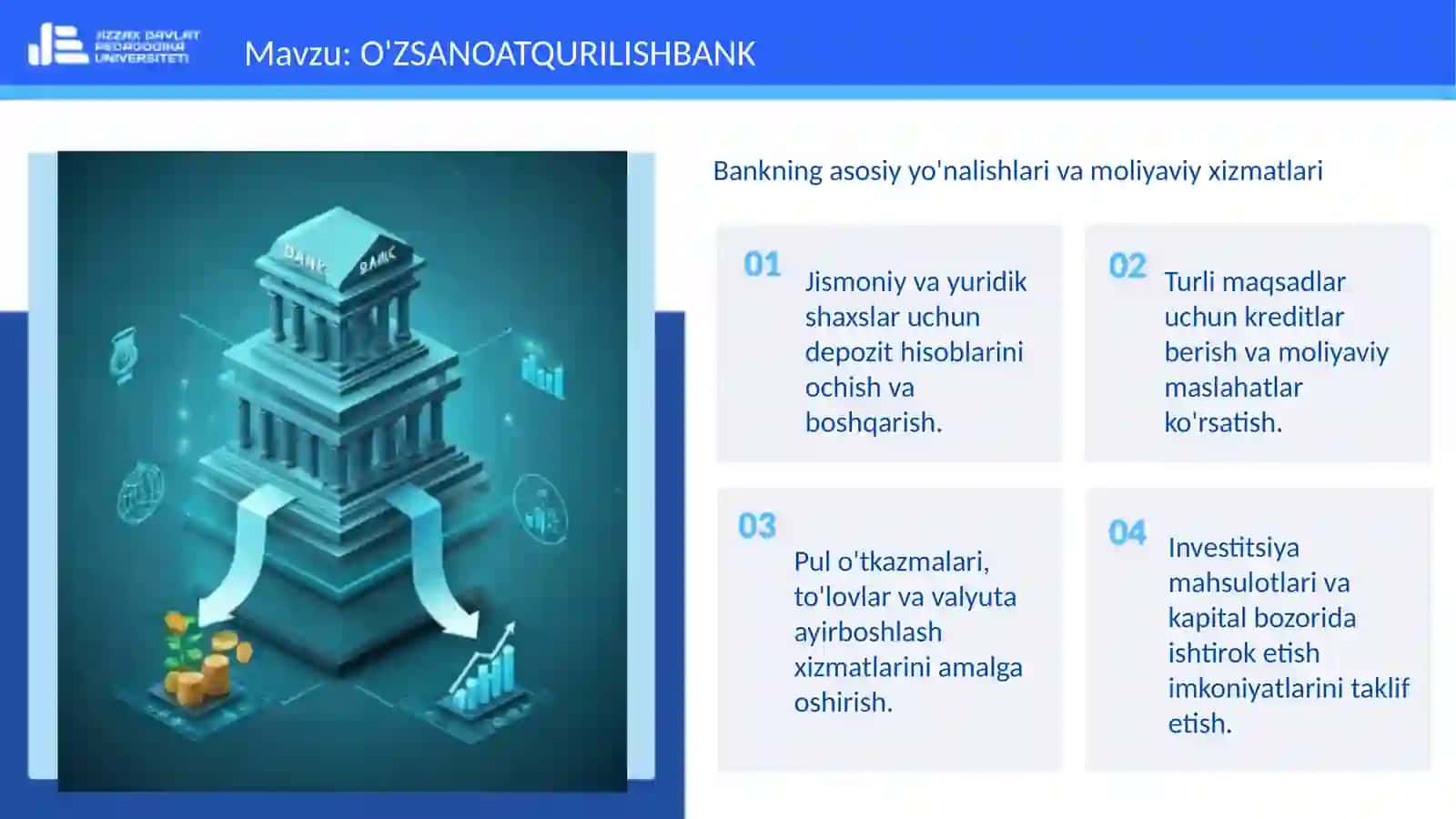 O'ZSANOATQURILISHBANK 4