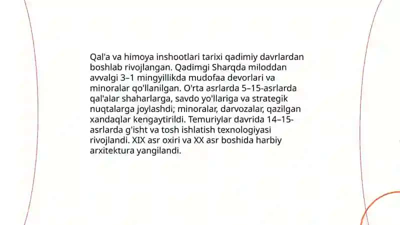 Qadimiy shahar turmaklari va me'morchiligi Akramov Jaxongir 4
