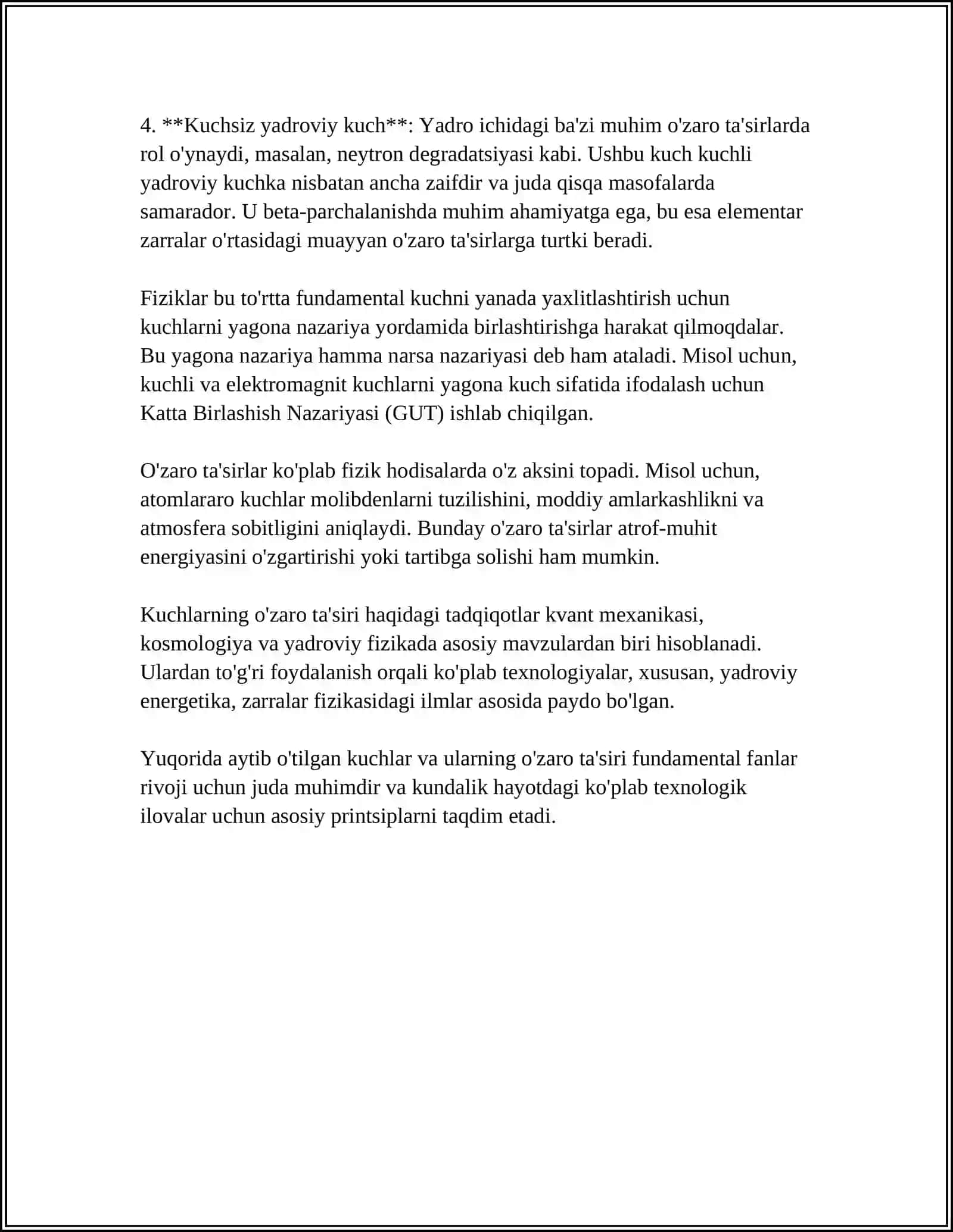 MUSTAQIL ISH Mavzu: NYUTONNING 2-QONUNINI TAJRIBADA TEKSHIRISH 4