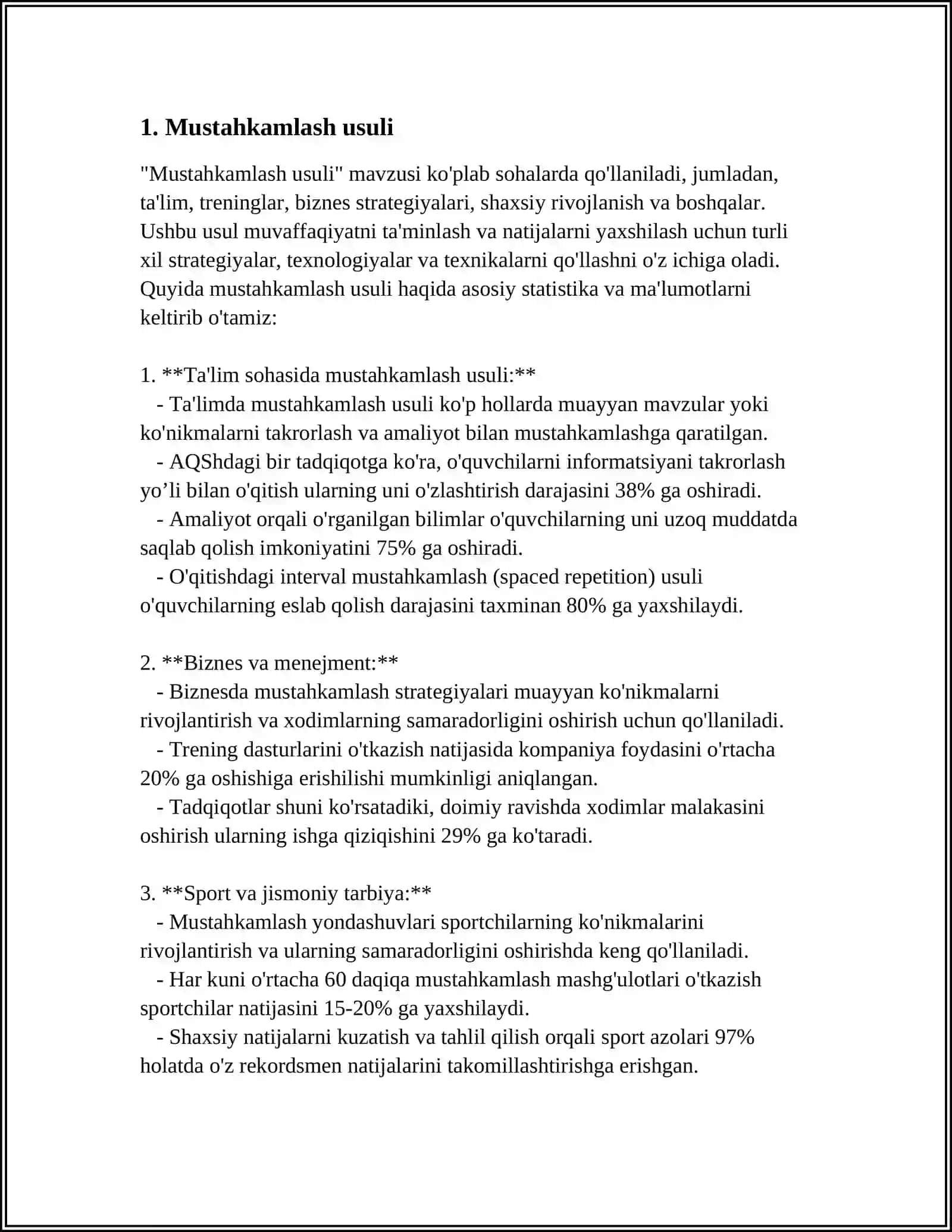 PSIXOLOGIK TRENINGLARDA QOʻLLANILADIGAN METODLAR 4