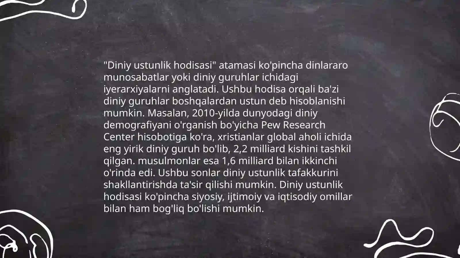 Diniy muomala va diniy ustunlik (o‘z dinini boshq dinlardan ustun qo‘yish) hodisasi 4