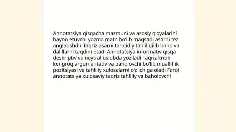 Annotatsiya va taqriz matnlari 4