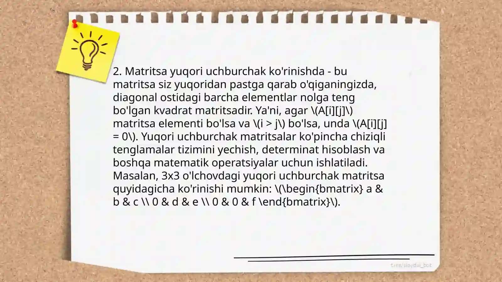 Matrisalar. Detrminantlar 4