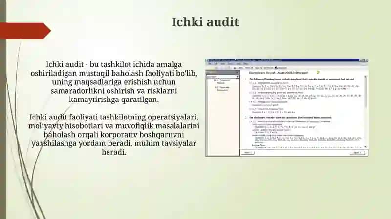 Audit tekshiruvining shakllari 4