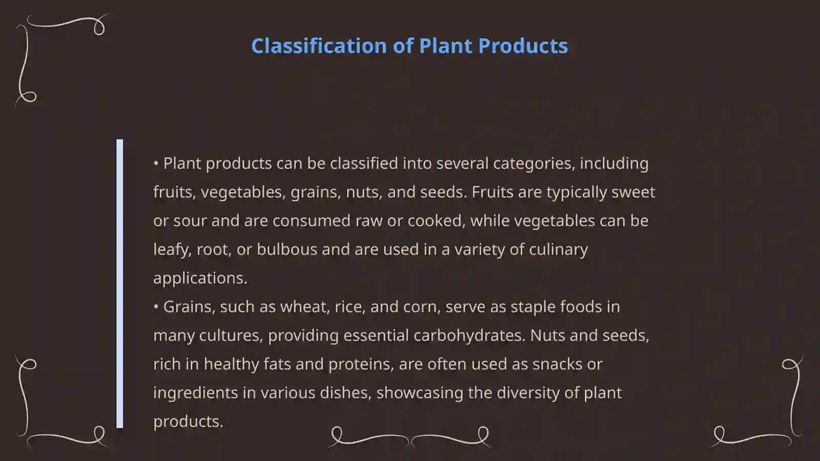 Plant Products 4
