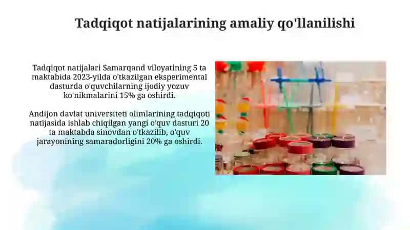 Kreativ pedagogika fanining ilmiy tadqiqot metodlari 4