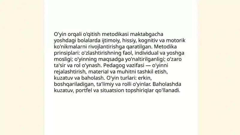 Maktabgacha yoshdagi bolalar bilan ta'limiy ishlar tizimini olib borish 4
