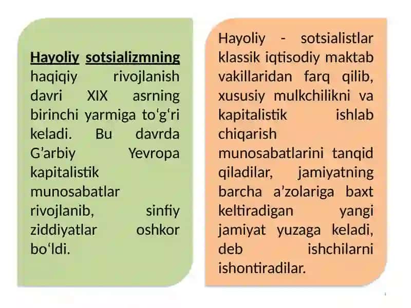 Bozor Iqtisodiyotiga Muholif Sotsialistik Yo‘nalish Mohiyati va uning tarixiy taqdiri 4