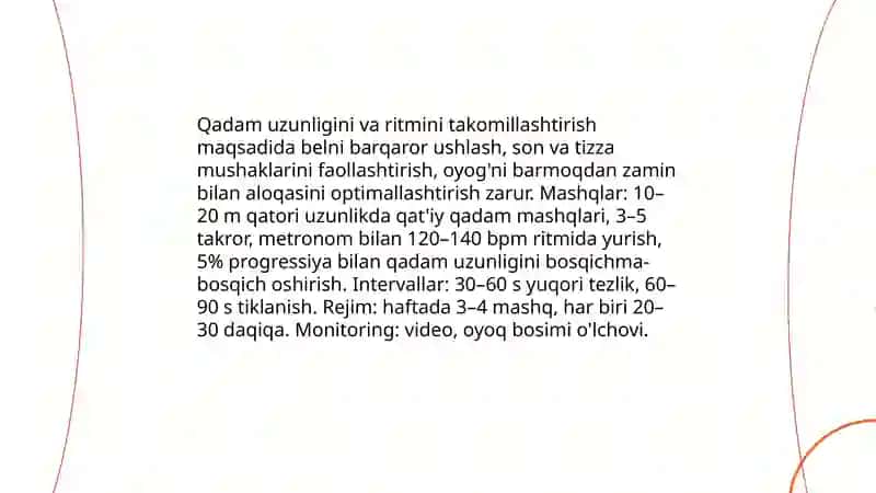 Saf mashqlarini bajarish texnikasini takomillashtirish 4