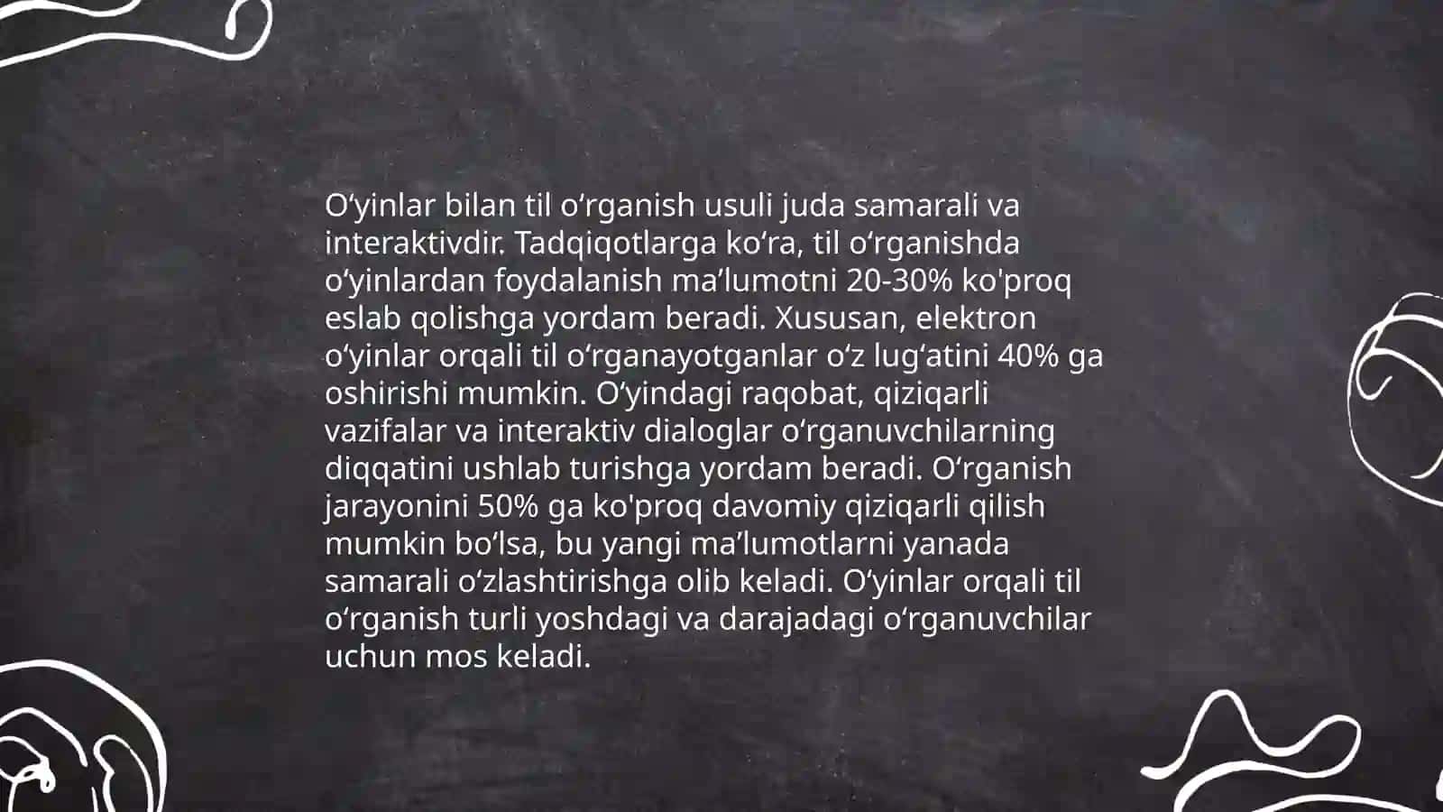 Oʻyin orqali ta'lim olish 4
