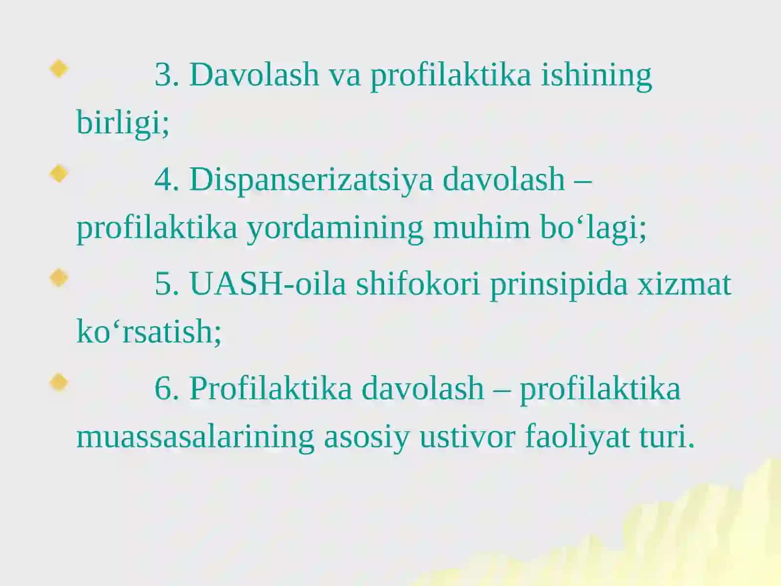 17-Shaxar aholiga davolash-profilaktika yordamini tashkil etish.Stomatologik poliklinika ishini tashkil etish 4