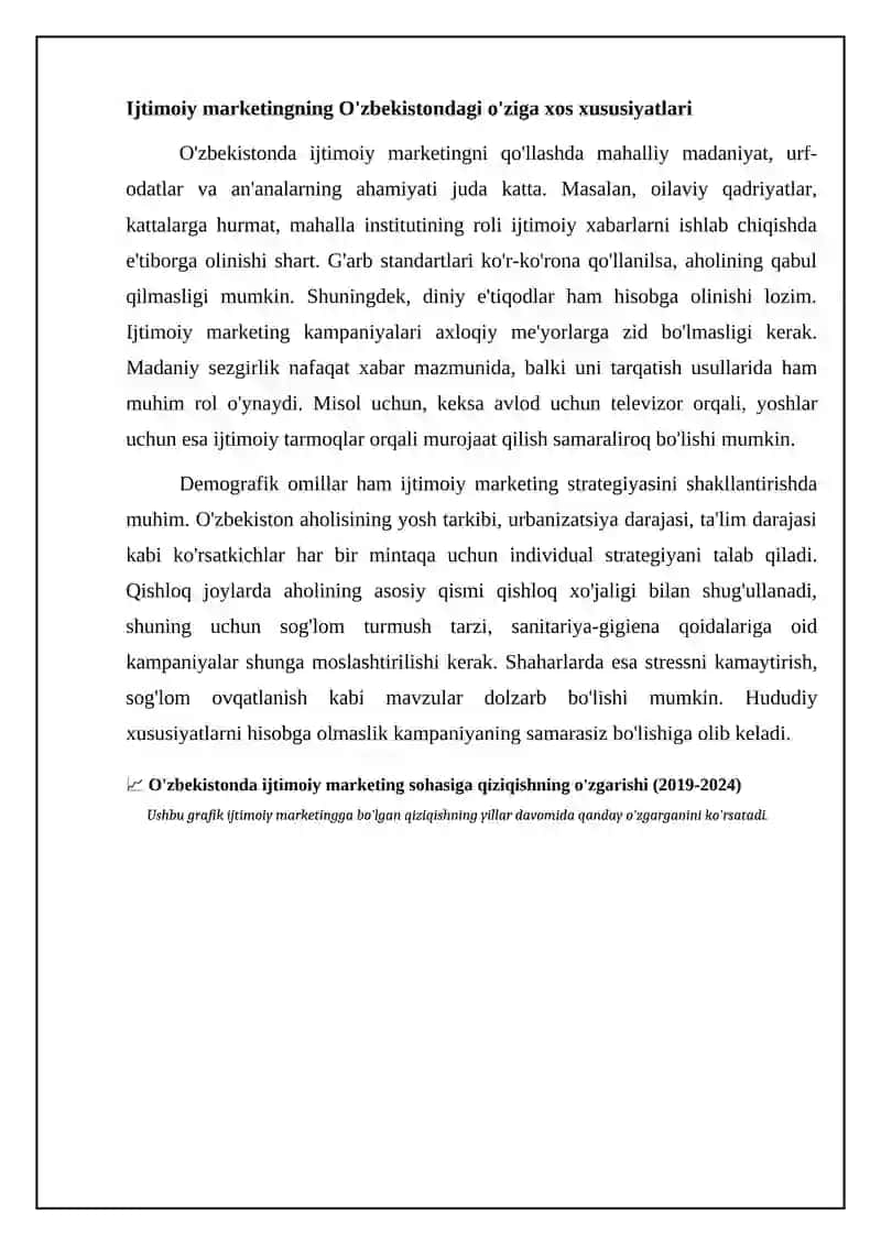 O'zbekistonda ijtimoiy marketingni o'rganish 4
