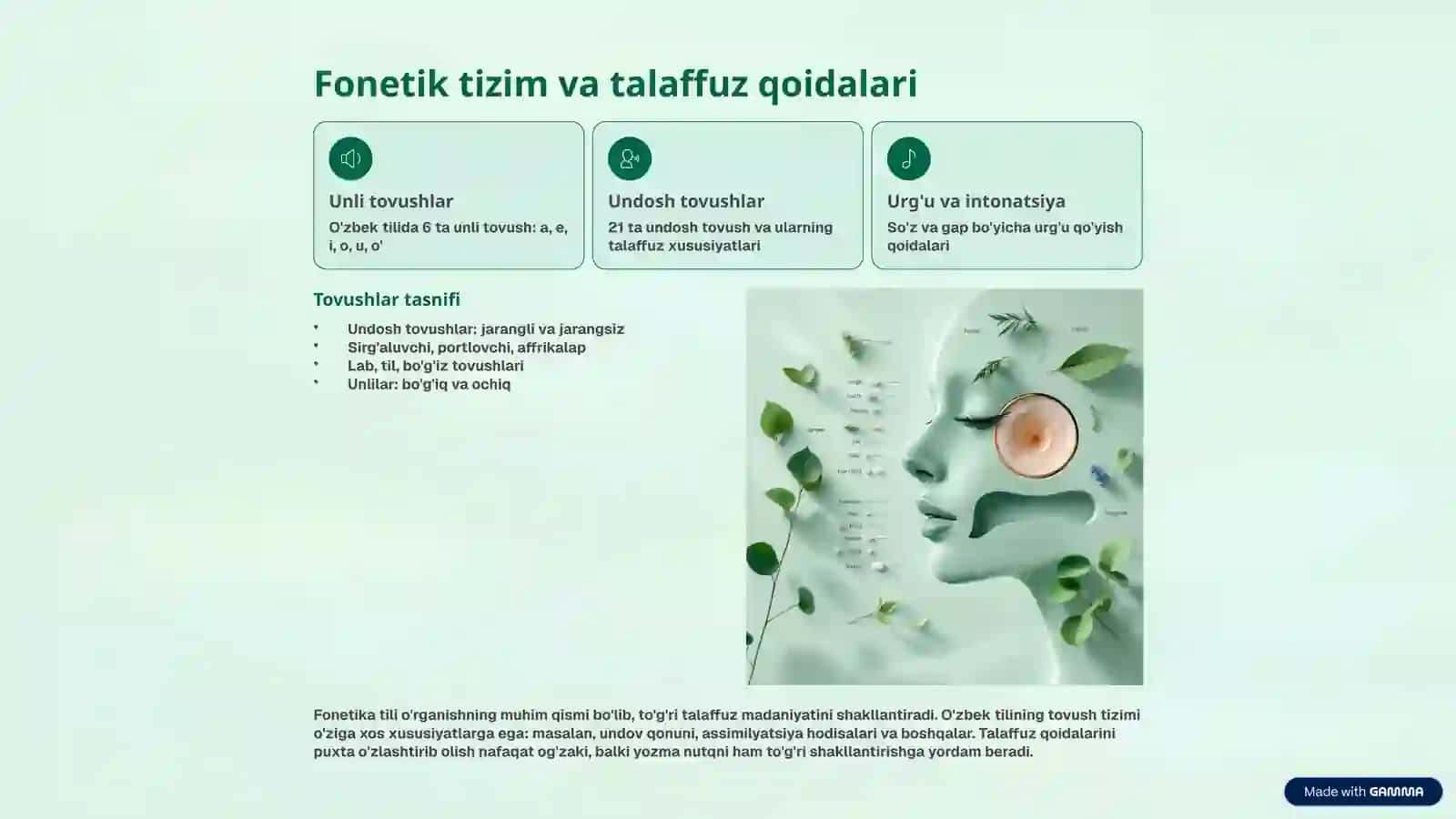 O'zbek tilidan ma'ruzalar to'plami: Tilshunoslikga kirish 4
