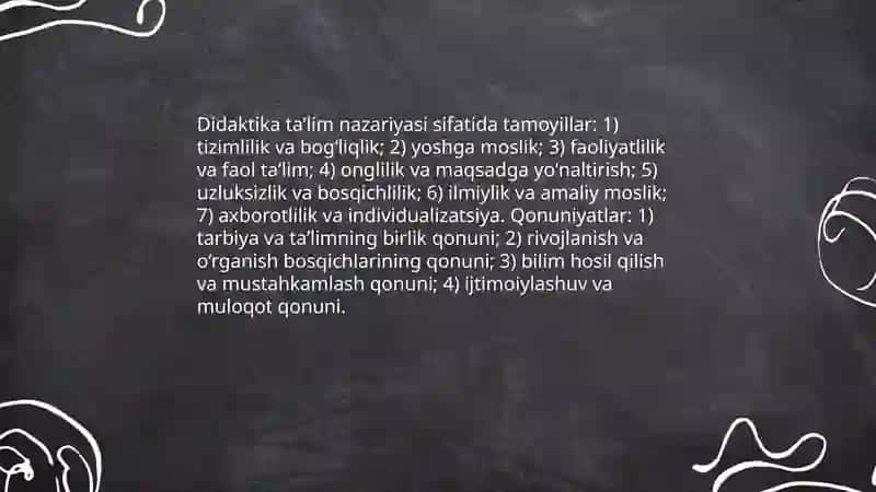 Didaktika taʼlim nazariyasi sifatida 4