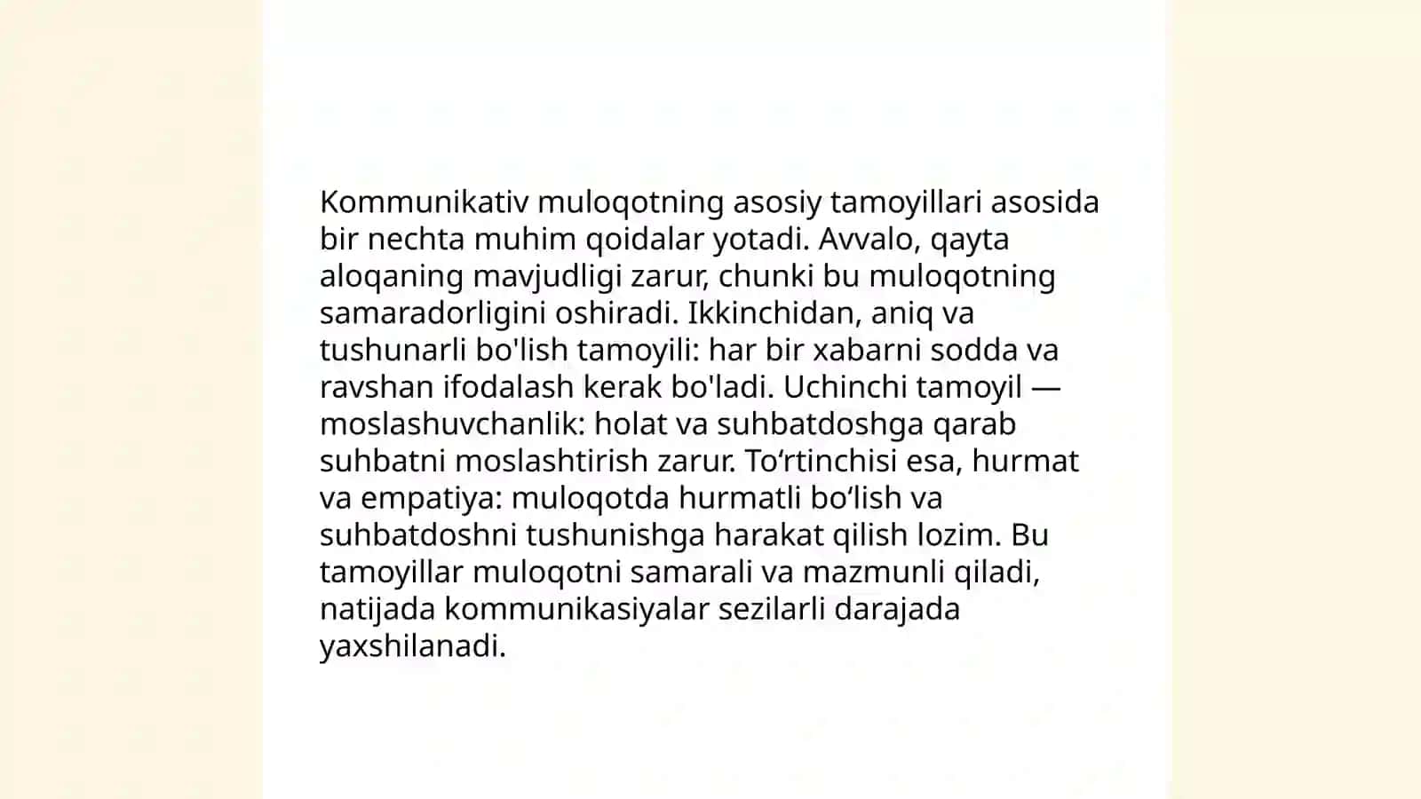 Muloqotning kommunikativ va interaktiv tomoni 4
