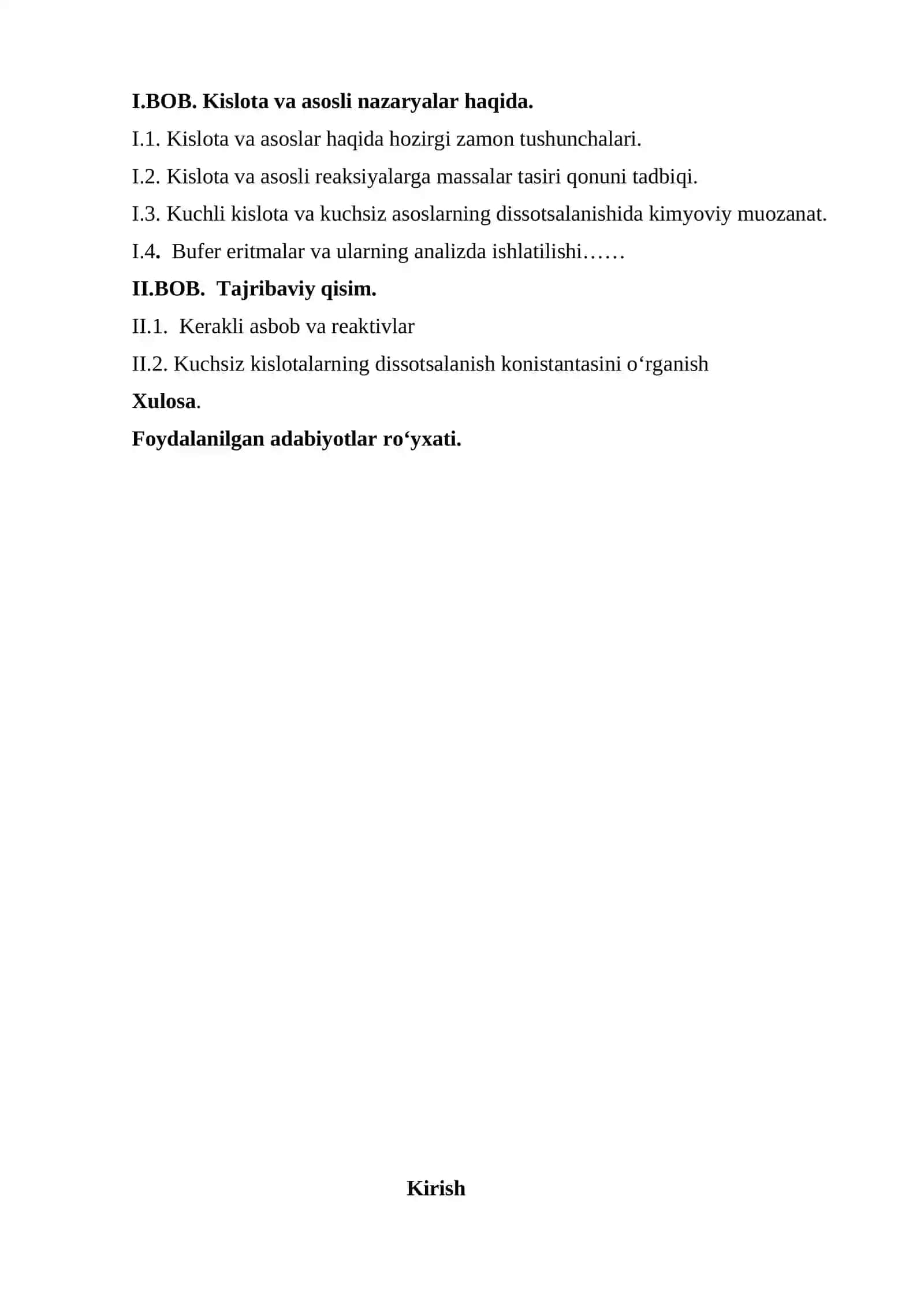 Kislota va asoslar eritmalarida muozanat 4