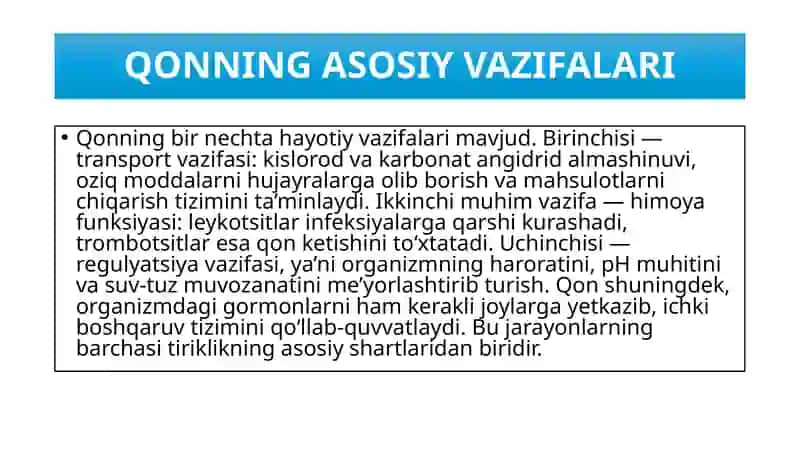 Qon aylanish tizimining yosh fiziologiyasi va gigiyenasi 4