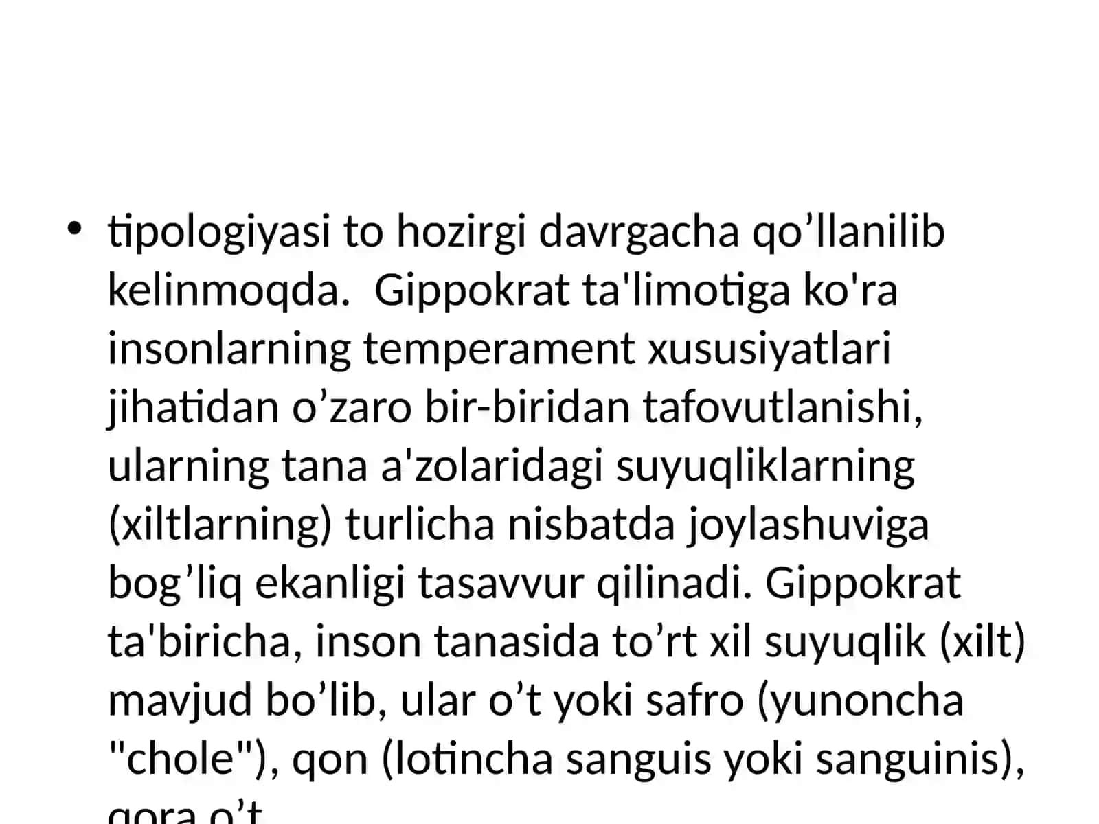 Temperament tiplari va ularning tavsifi 4