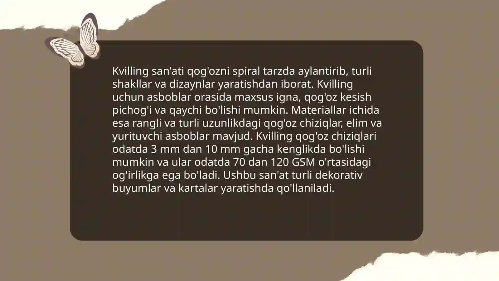 Kvilling usuli kompozitsiya yaratish bosqichlari 4