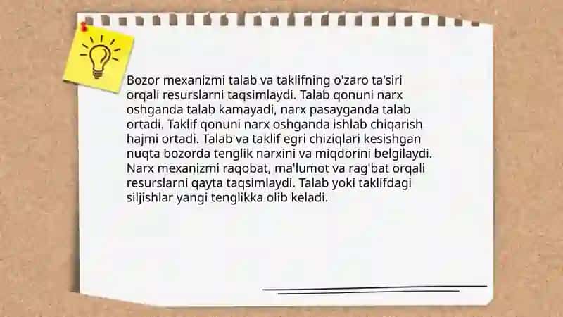 Bozor iqtisodiyoti shakllanishining nazariy asoslari 4